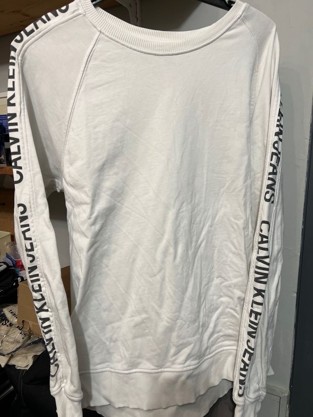 Sudadera Calvin Klein XL blanca