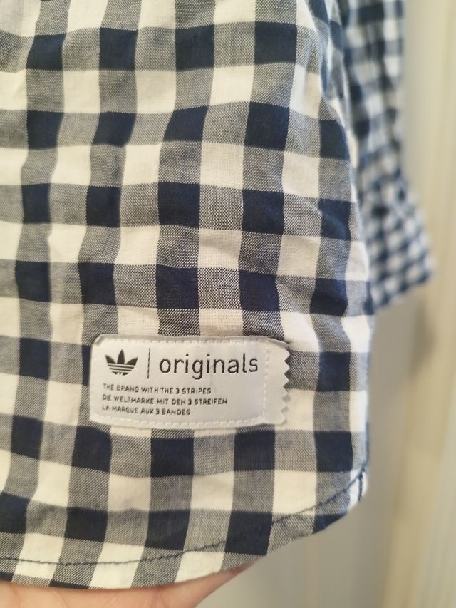 Camisa chico Adidas manga larga talla L