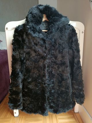 Abrigo de pelo de Zara