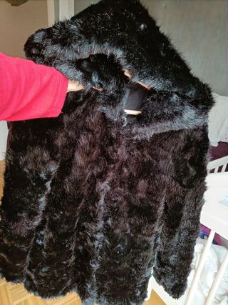 Abrigo de pelo de Zara
