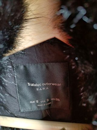 Abrigo de pelo de Zara