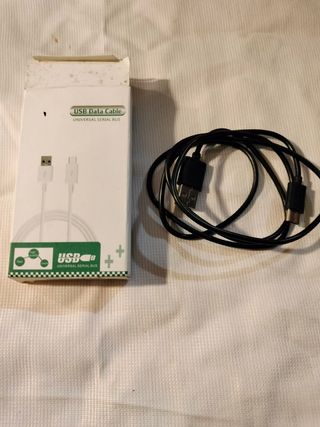CABLES UNIVERSALES TIPO C BCO Y NEGROS