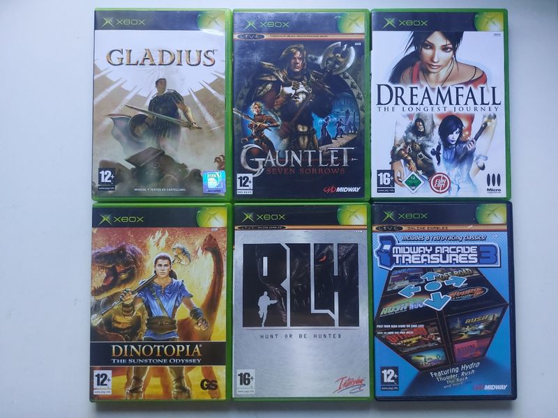 Imagen de Juegos Xbox. Precio unitario en descripción.