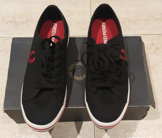 Fred Perry Kingston Twill (negres, T41)