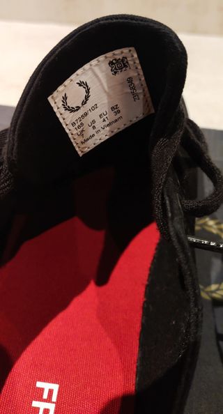 Fred Perry Kingston Twill (negres, T41)