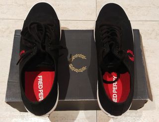 Fred Perry Kingston Twill (negres, T41)