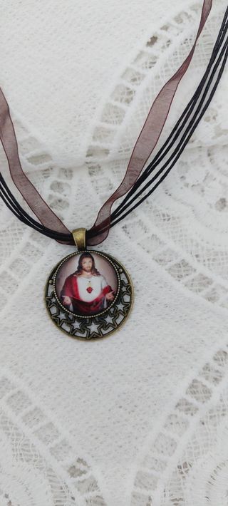 Colgante Corazón De Jesús ⚘️
