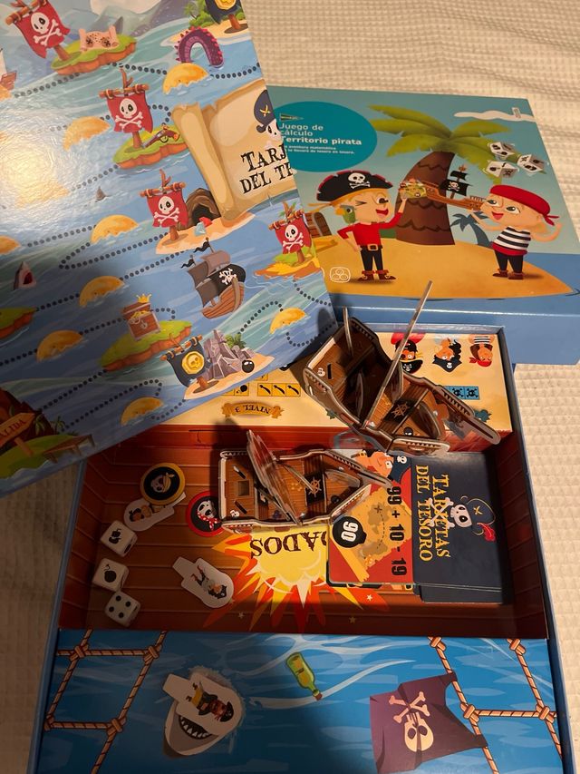 Juego de mesa de cálculo Territorio Pirata