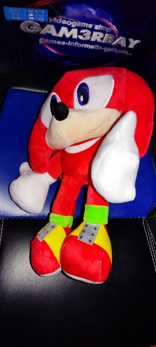 PELUCHE KNUCKLES THE ECHIDNA - NUOVO
