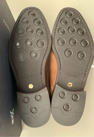 Zapatos Scalpers Marrones de ante
