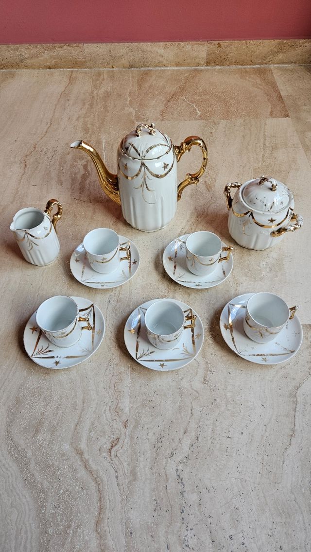 Juego tazas café Limoges