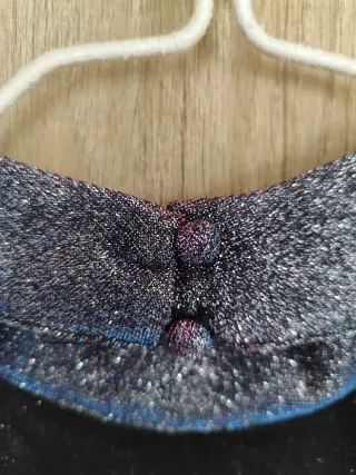 Vestido fiesta brillos · Lefties · S-M (nuevo)