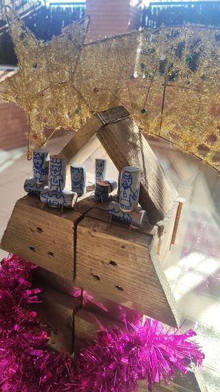 Árbol navidad artenasal madera