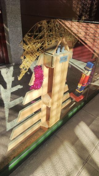 Árbol navidad artenasal madera