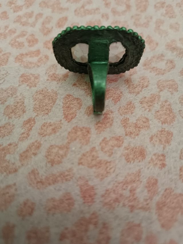 Anillo piedra verde