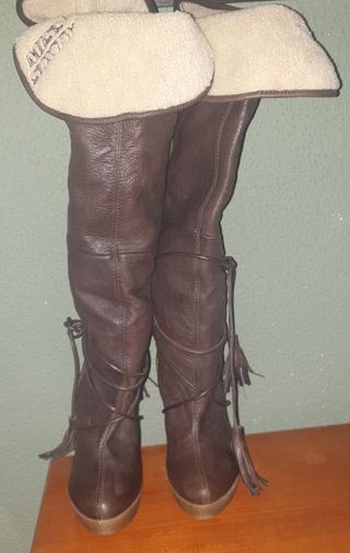 Botas altas con plataforma