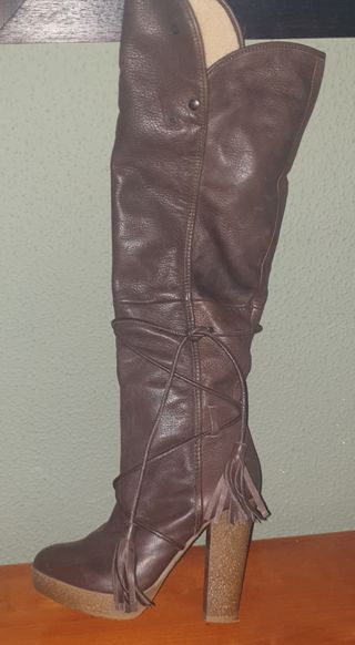 Botas altas con plataforma