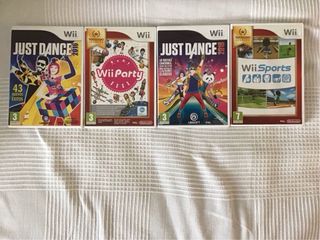  8 juegos wii mini/wii u(15€/ud)