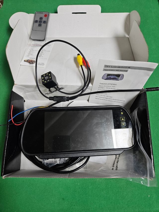 Pantalla y camara camper