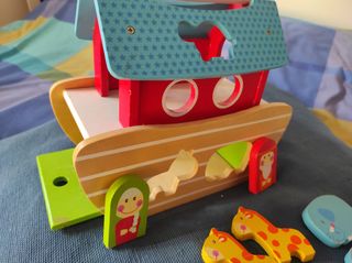 Barco Arca de Noé de madera