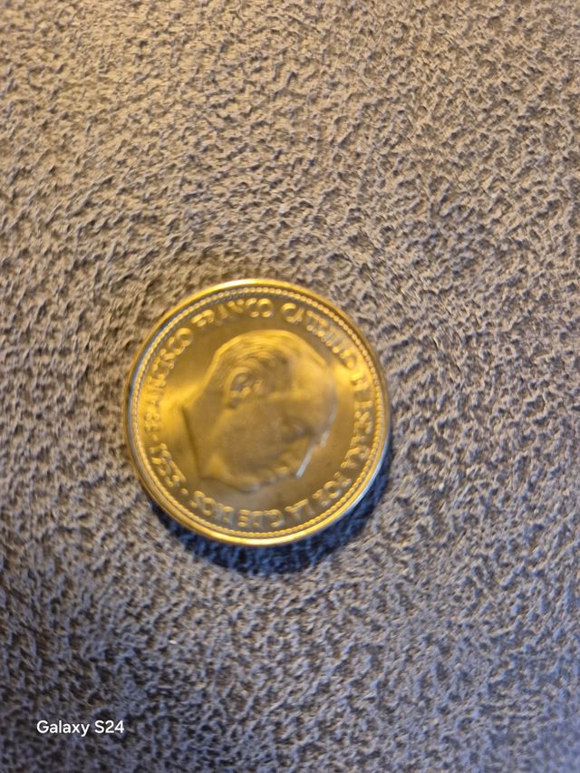 2.5 pesetas franc monete