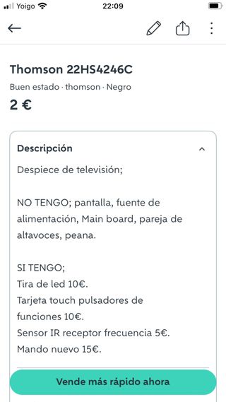 Thomson 32HD3301 y 22HS4246C