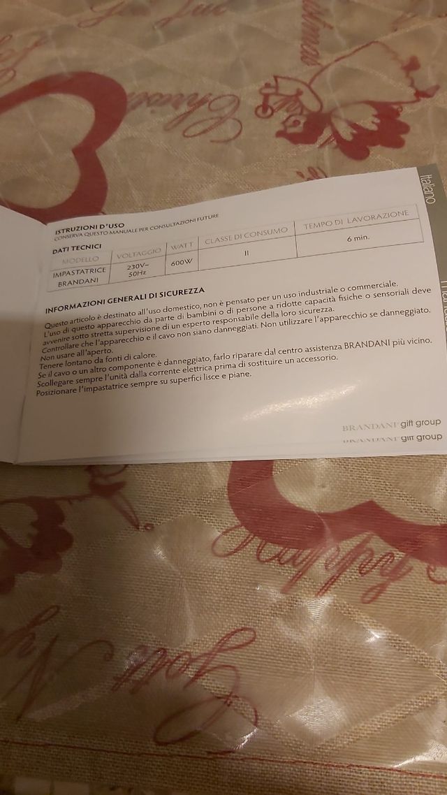 Planetaria impastatrice Brandani