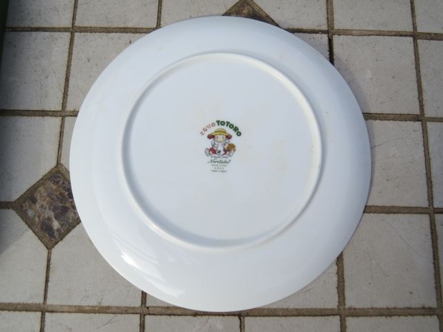 Antiguo Plato de Porcelana Mi Vecino Totoro Hayao