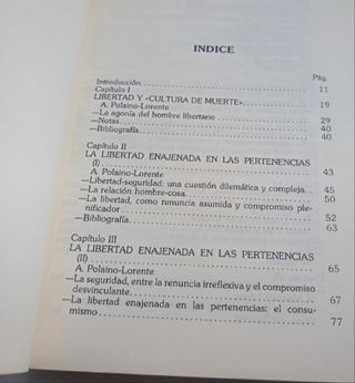 La agonía del hombre libertario. A. Polaino Lorent