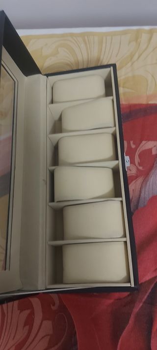 Scatola porta orologi 6 pezzi