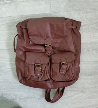 Mochila marrón 