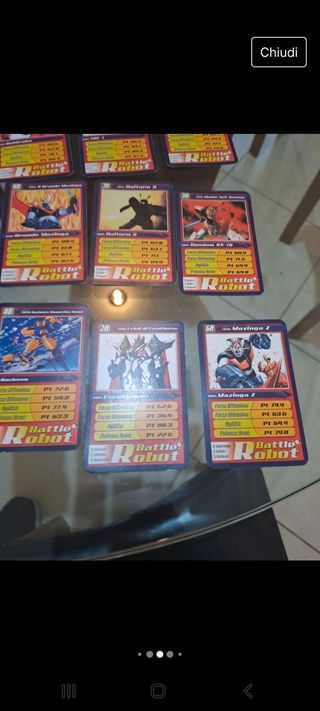 Mazzo carte jm japan magazine robot anni