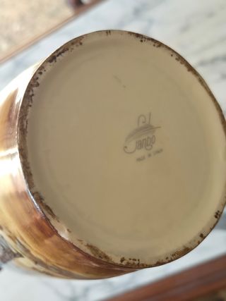 Jarrón Antiguo Porcelana Sanbo