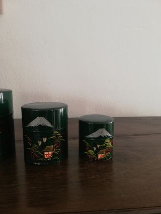 Set 4 lattine da Té Giapponesi anni 60