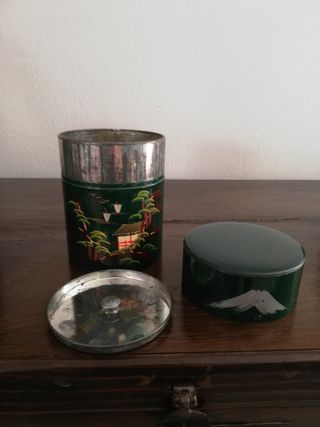 Set 4 lattine da Té Giapponesi anni 60