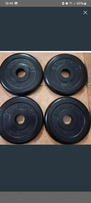 PESI IN GOMMA 10kg 20kg 5kg 1.25KG