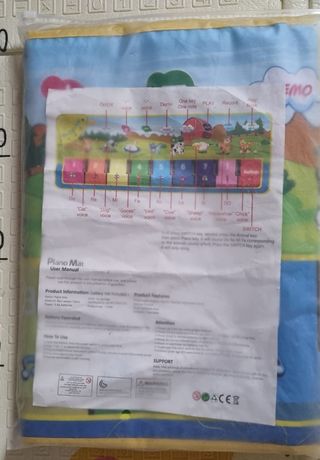 Alfombra piano para niños