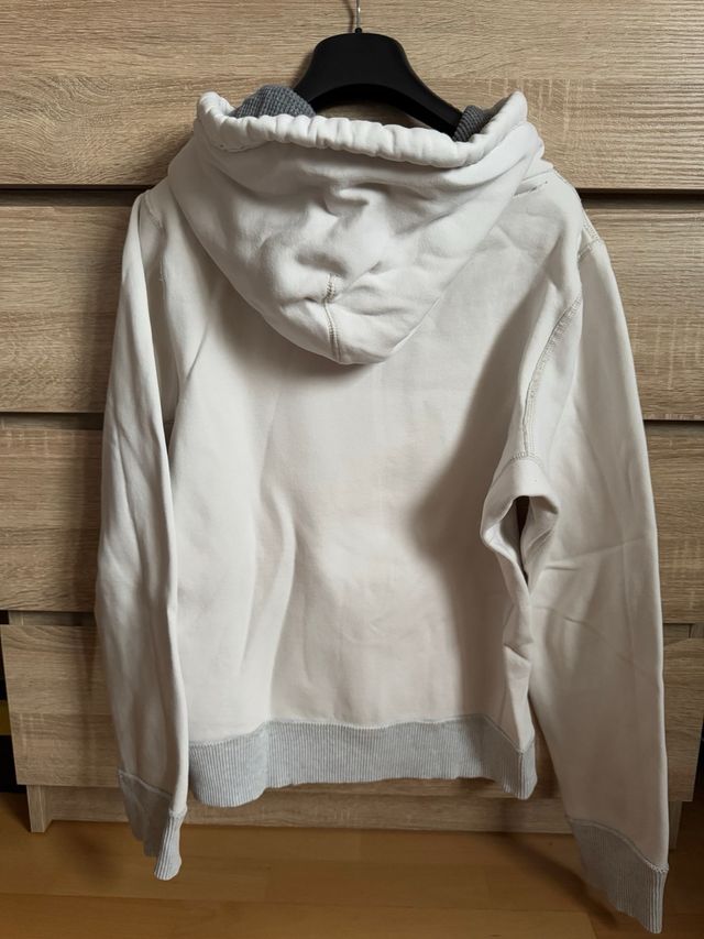 Sudadera Abercrombie and Fitch blanca