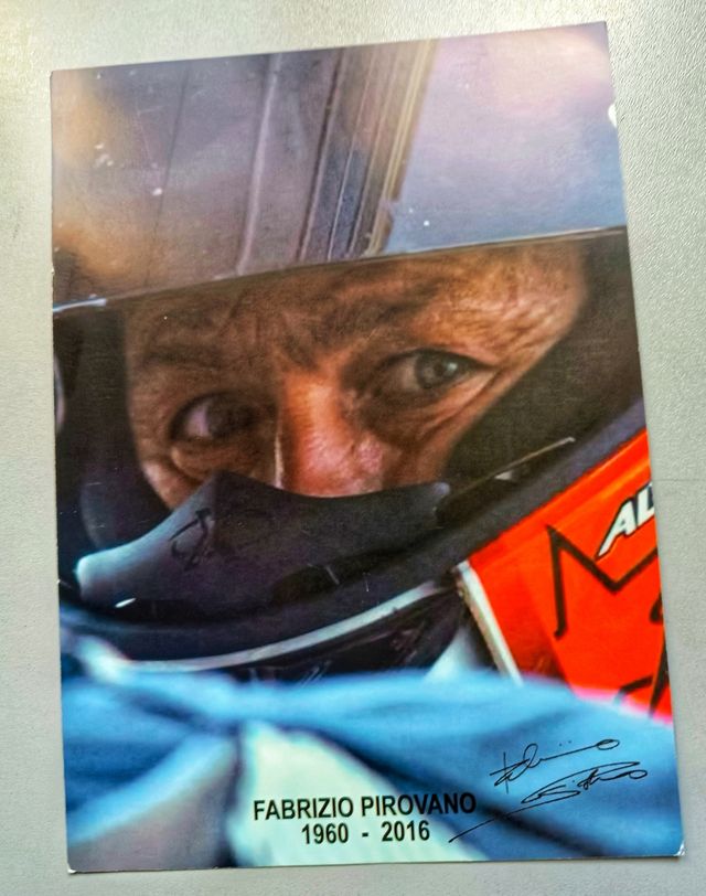 Cartolina Fabrizio Pirovano Yamaha
