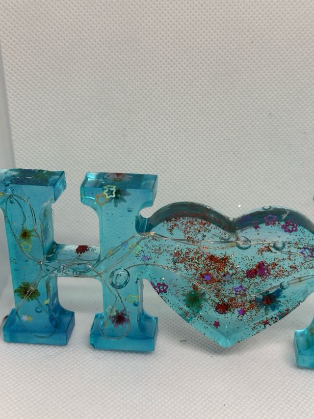 Lampada Scritta Home handmade