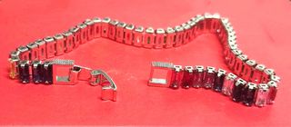 PULSERA TENIS DE CIRCONITAS DE COLORES