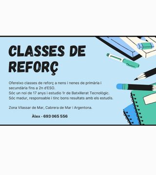 Classes de reforç