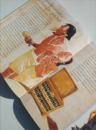 El diario de un niño en el Antiguo Egipto.