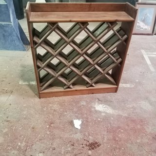 Botellero de madera