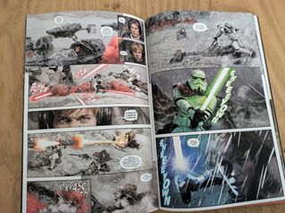 Comic Star Wars Las Tormentas de Crait
