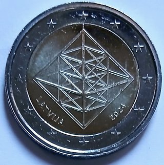2 euros conmemorativos Letonia 2024
