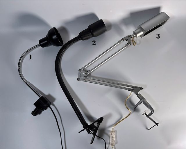 Tris di lampade da scrivania