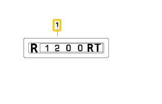 EMBLEMA CARENADO BMW R1200RT IZQUIERDO