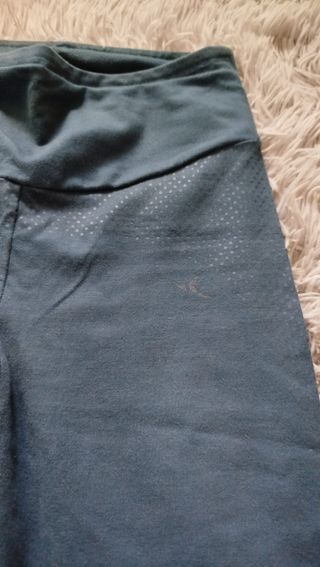 Leggins decathlon Domyos S blu ottanio