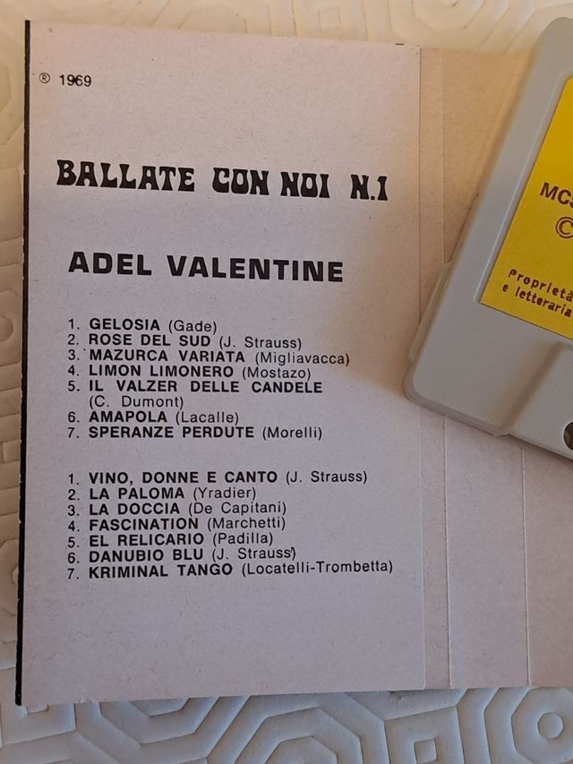 Audiocassette Ballate con noi 